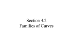 Section 4.2 Families of Curves