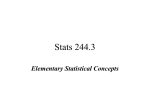 Stats 244.3 - The Department of Mathematics & Statistics