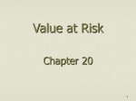 Value at Risk - University of Manitoba