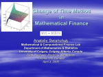Change of Time Method in Mathematical Finance
