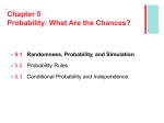 + Section 5.1 Randomness, Probability, and Simulation