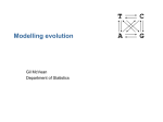 Modelling_evolution - the Department of Statistics