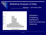 statistics