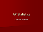 Chapter 9 Notes