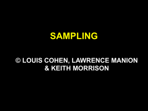 sampling - Routledge