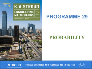 29 Probability PowerPoint