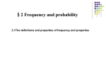 Definition: Properties of frequency