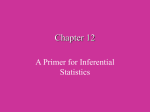 Chapter 12 Gillis & Jackson Inferential Statistics PP