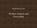 WX Analysis and Forecasting