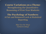 Course Variations on a Theme: Strengthening the Quantitative