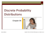 probability distribution.