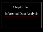 Chapter 13 Inferential Data Analysis