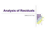 Analysis of Residuals