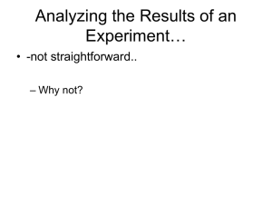 Inferential Statistics - People Server at UNCW