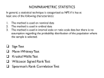 Chapter 5b Nonparametric Tests