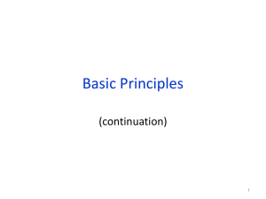 Basic Principles