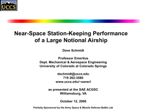 Station-Keeping Performance of a Large High-Altitude