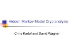 Hidden Markov Model Cryptanalysis
