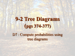 9-2 Tree Diagrams (pgs 374-377)