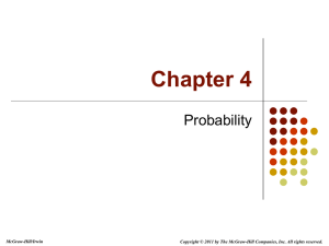 Probability - McGraw Hill Higher Education