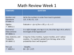 Math Review 1