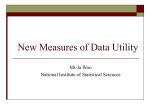 Mija`s presentation on new measures of data utility