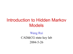 Introduction to Hidden Markov Model