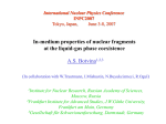In-medium properties of nuclear fragments at