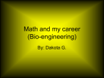 Math and my career (Bio-engineering)