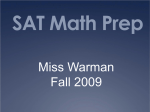 SAT Math Prep - gnamathsatprep