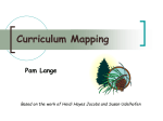 Curriculum Mapping Based on the work of Heidi Hayes Jacobs and