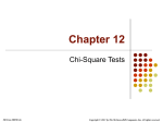 Chi-Square Tests - McGraw Hill Higher Education