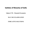 Institute of Actuaries of India Subject CT8 – Financial Economics