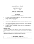 Actuarial Society of India EXAMINATIONS 18