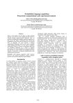 Probabilistic language acquisition: Theoretical, computational, and experimental analysis Anne S. Hsu ()