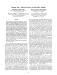 One and Done? Optimal Decisions From Very Few Samples