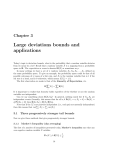 Large deviations bounds and applications Chapter 3