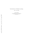 arXiv:0904.3664v1  [cs.LG]  23 Apr 2009 Introduction to Machine Learning
