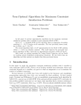 Near-Optimal Algorithms for Maximum Constraint Satisfaction Problems Moses Charikar Konstantin Makarychev