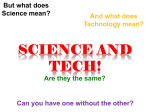 But what does Science mean?