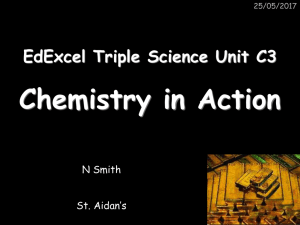 Unit C3 - Chemistry in Action