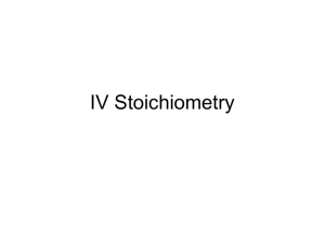 IV Stoichiometry - s3.amazonaws.com