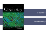 The Concept of Limiting Reactant