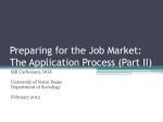 Preparing for the Job Market-part-II-2012