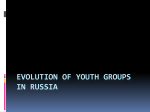 Evolution of Youth Groups in Russia