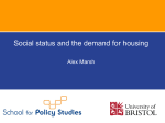 Cardiff – Social status and the demand for housing