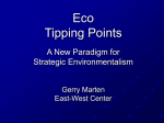 “The Environmental Tipping Point”