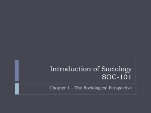 Priciples of Sociology SOC-201