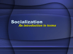 Introduction to Socialization
