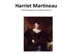 Harriet Martineau A Brief Biography and Intellectual History